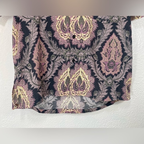 Isabel Marant Iggy Print Short Sleeve Button Up Shirt Oversized Women’s XS - Picture 8 of 14